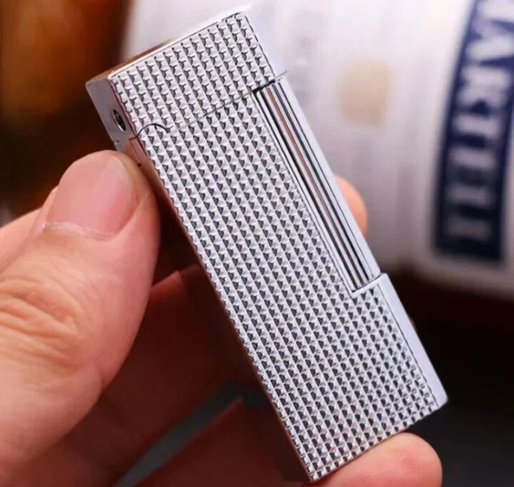 Retro Style Fashion Cigarette Ping Sound Butane Gas Lighter Without Box