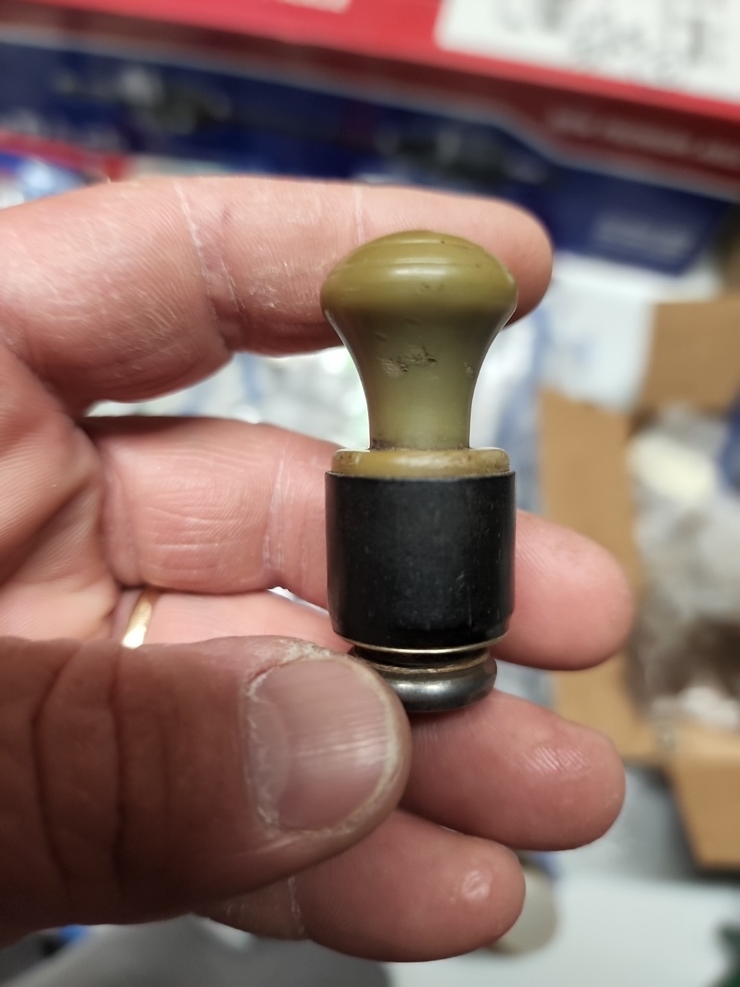 1930’S 1940’S Ford Bakelite Lighter Yellow Butterscotch Cuno Original For Parts