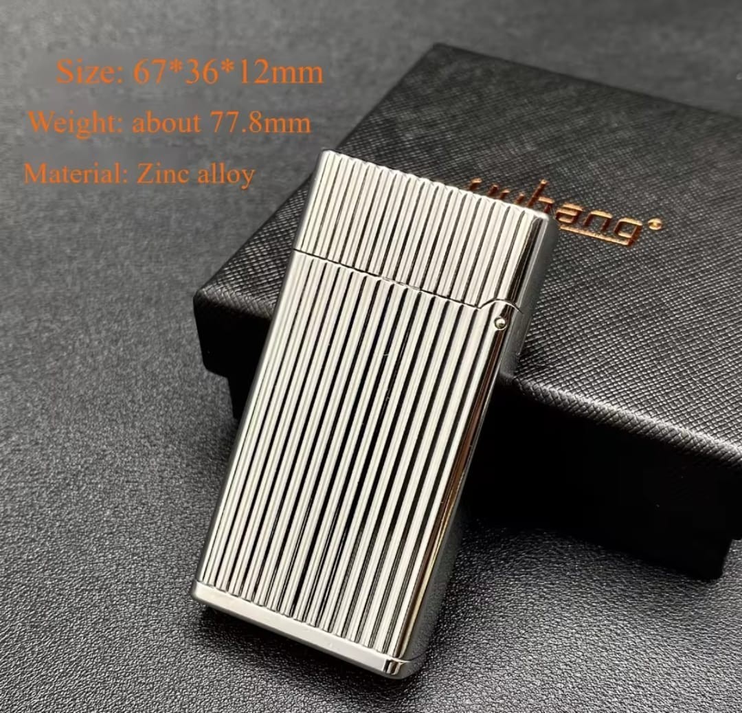 High quality Zinc Alloy side Ignition Long Lasting Kerosene Cigarette Lighter
