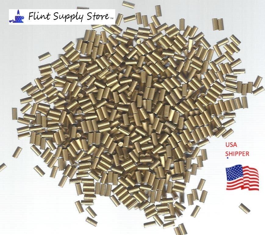 10 Lighter Flints Gold Fits Ronson, Zippo Lighters and more Ships from USA