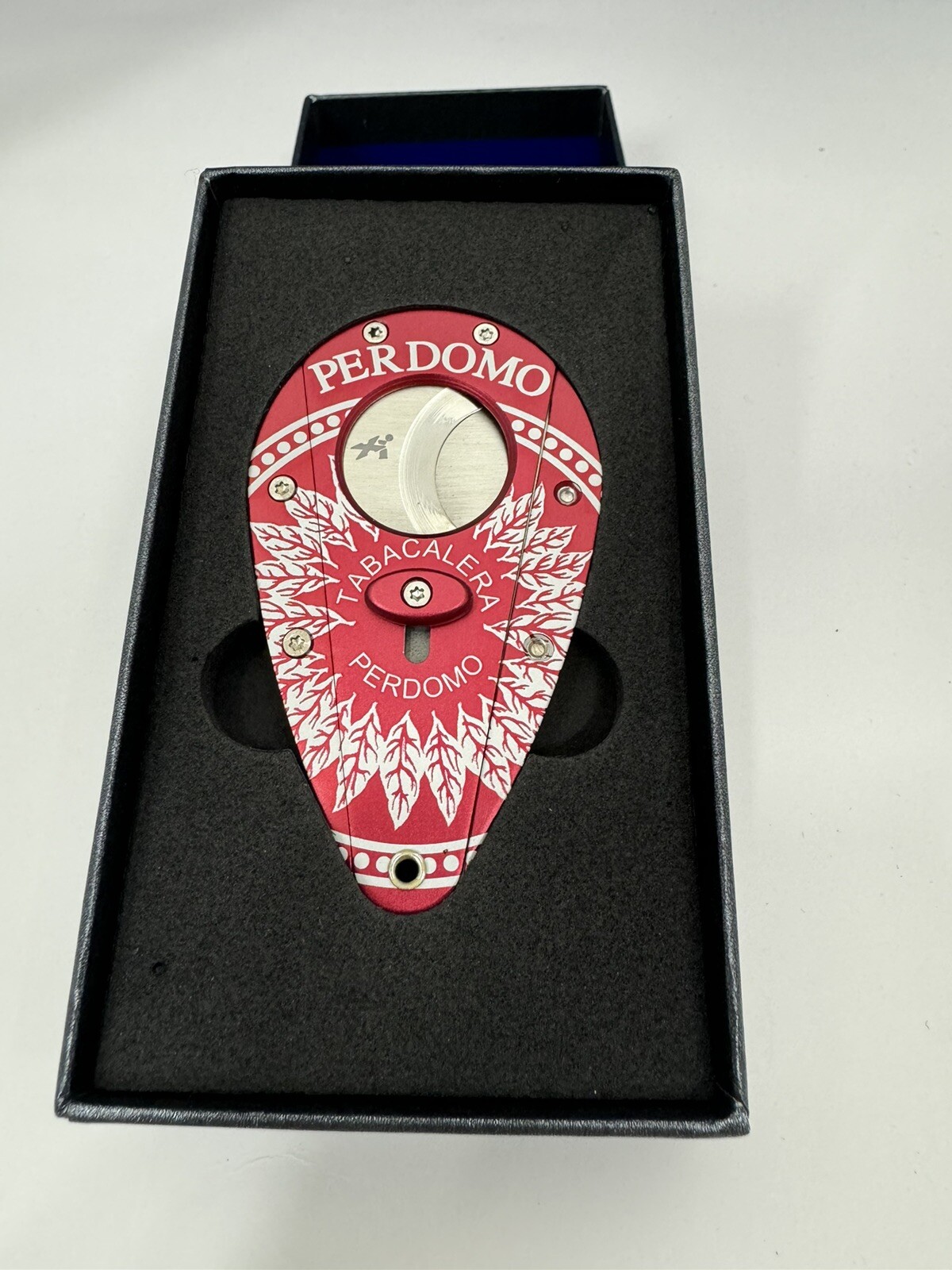 Xikar Xi1 Perdomo Branded Cigar Cutter – Red – New
