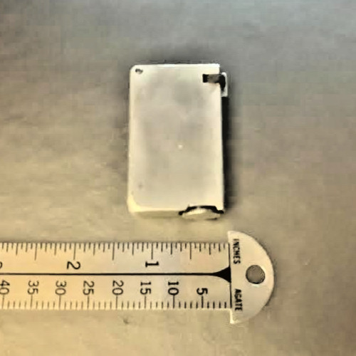 Vintage Aluminum Block Lighter No Brand Lighter