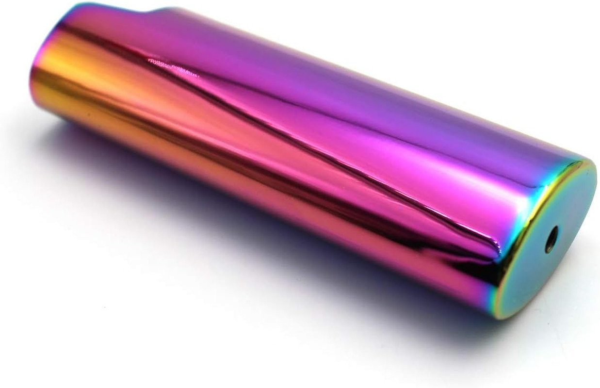 Metal Lighter Case Cover Holder Rainbow Color for BIC Full Siz