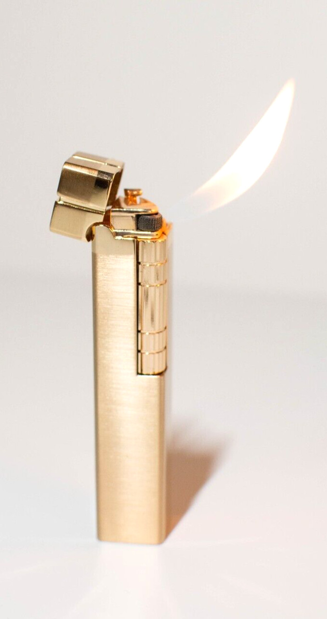 Vintage Classic Style Butane Lighter – Soft Torch Flame – Side Scroll Ignition