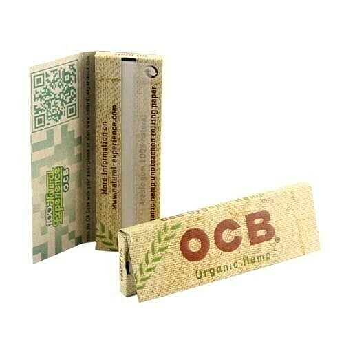 OCB Organic Rolling Papers Single Wide 50Lvs Buy4@Only$1.34/Pack! FREE USA Shpd