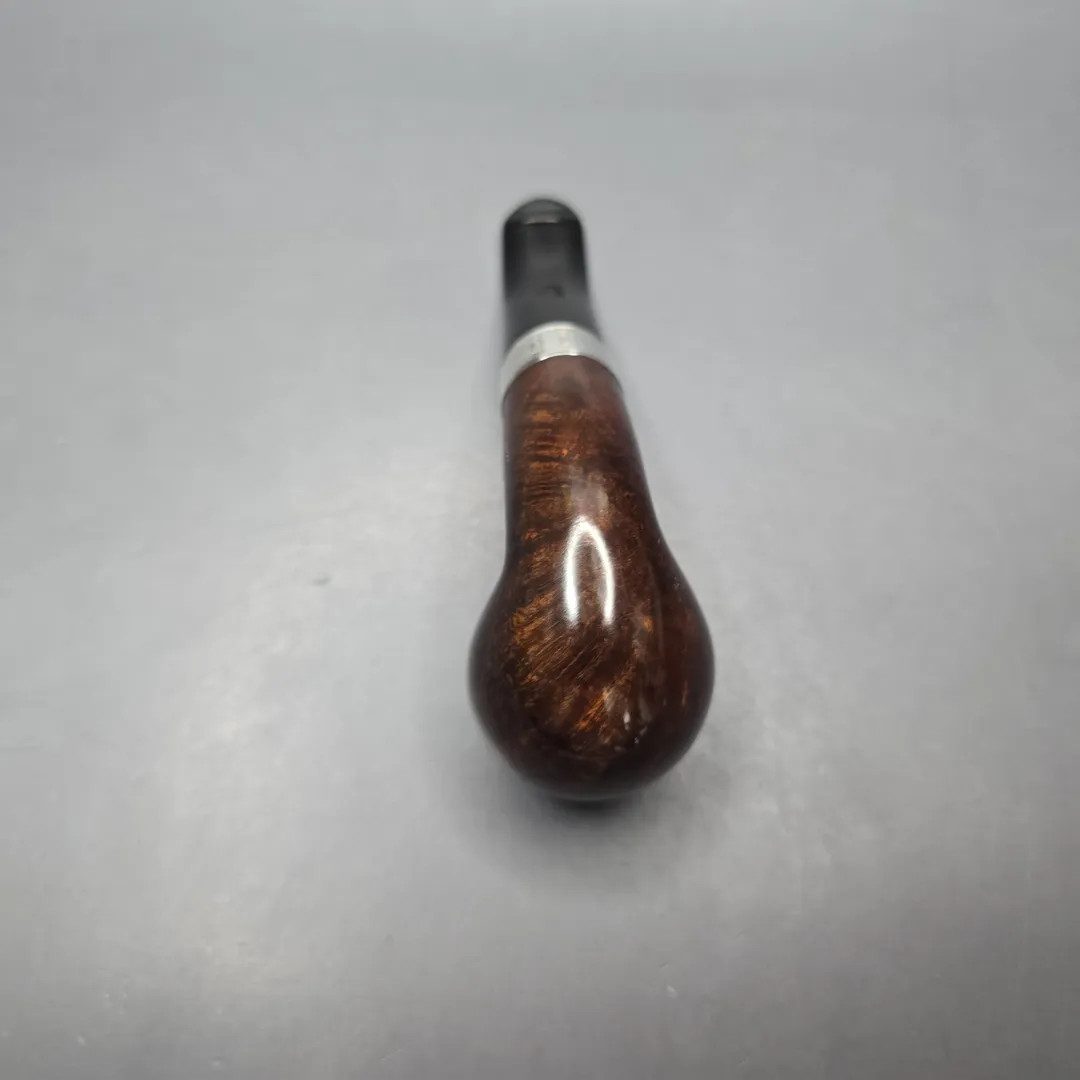 Peterson 160th Anniversary Pat. B Dark Smooth Bent Billiard Briar Pipe, New