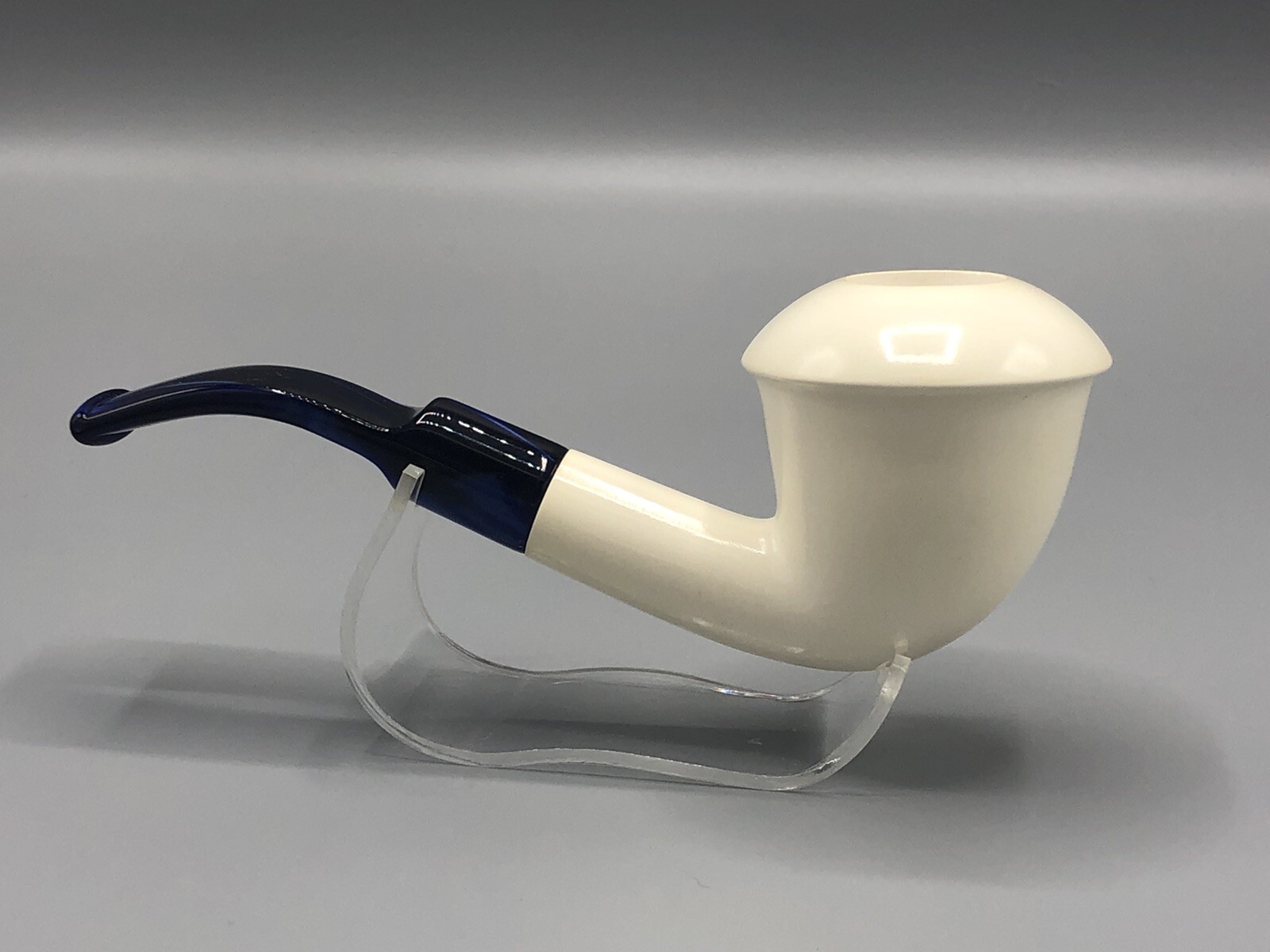Sherlock Holmes pipe Set Of Two By EGE New Handmade Block Meerschaum Case#38