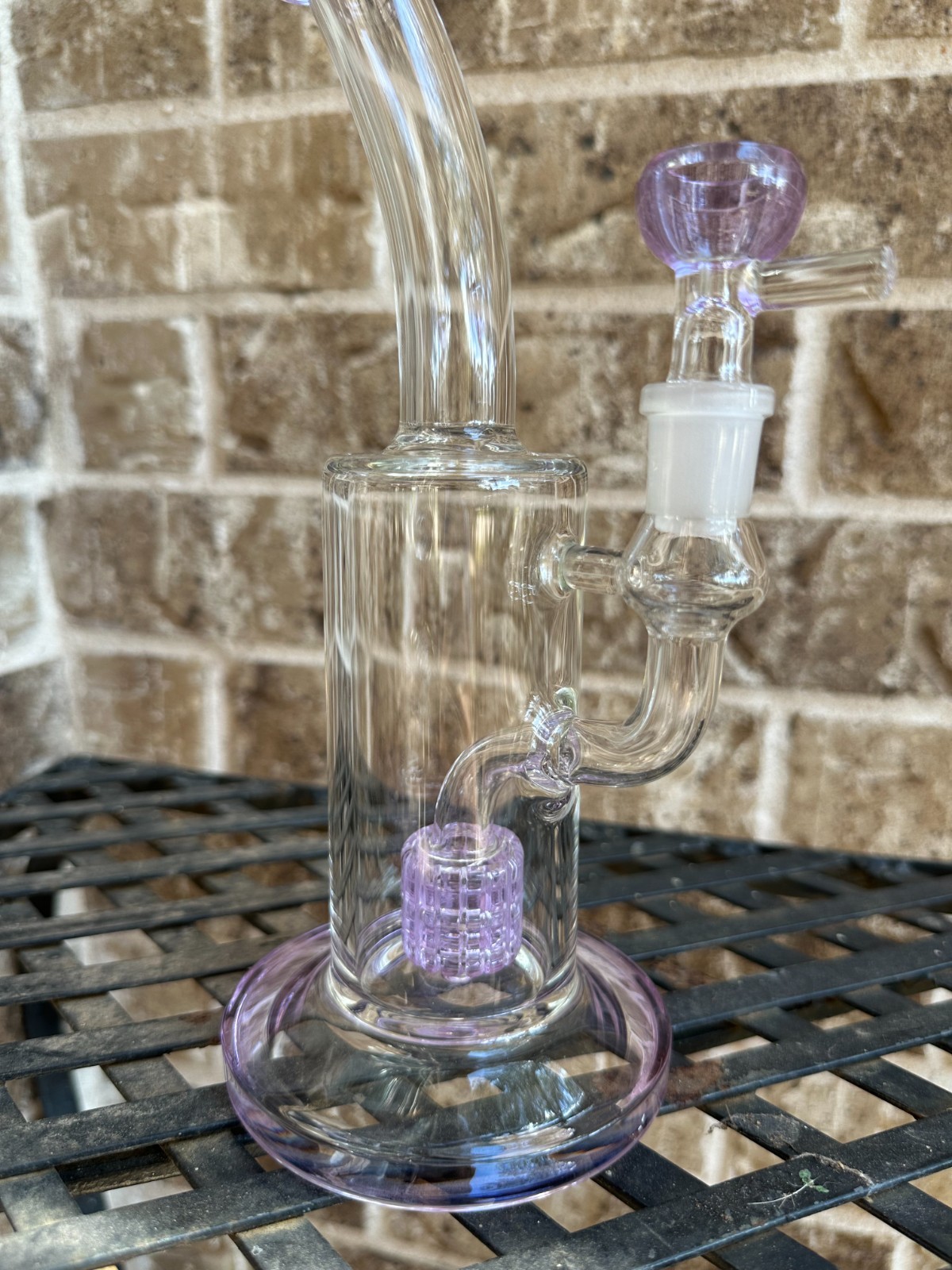12″ 30CM Green Glass Water Pipe Bong Hookah Mass Tree Percolator Bongs 14mmBowl