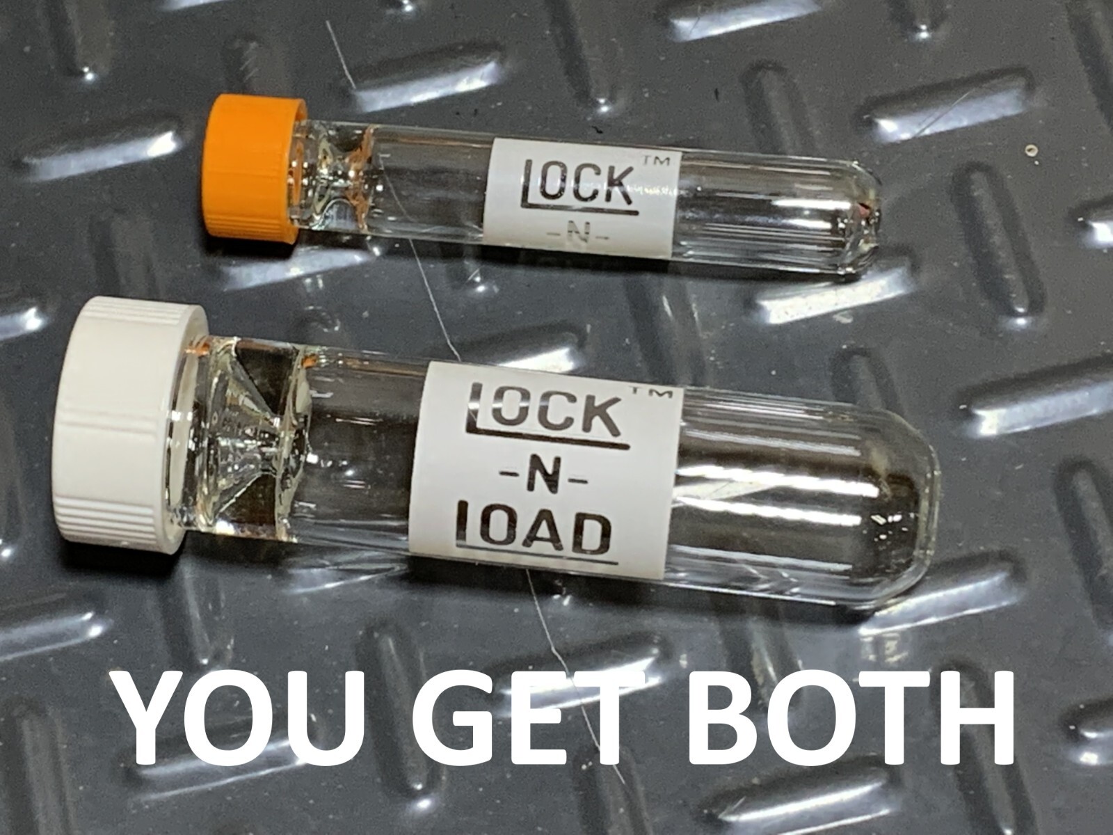 YOU GET BOTH Small 9mm and the New Stagati Large 20mm LOCK n LOAD Glass Chillums