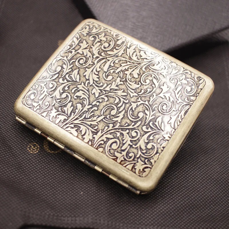 20Pcs Cigarette Storage Case Retro Classic Cigarette Case Box Handmade Men Gifts