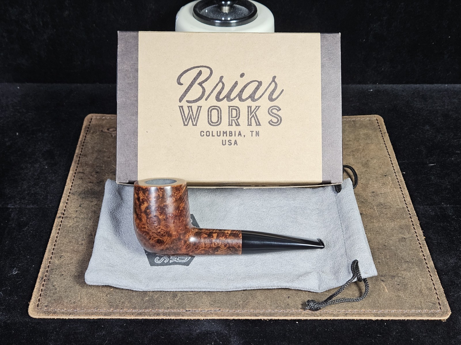 Unsmoked! Prevost/Johnson Briarworks Classic C22 Smooth Billiard American Pipe