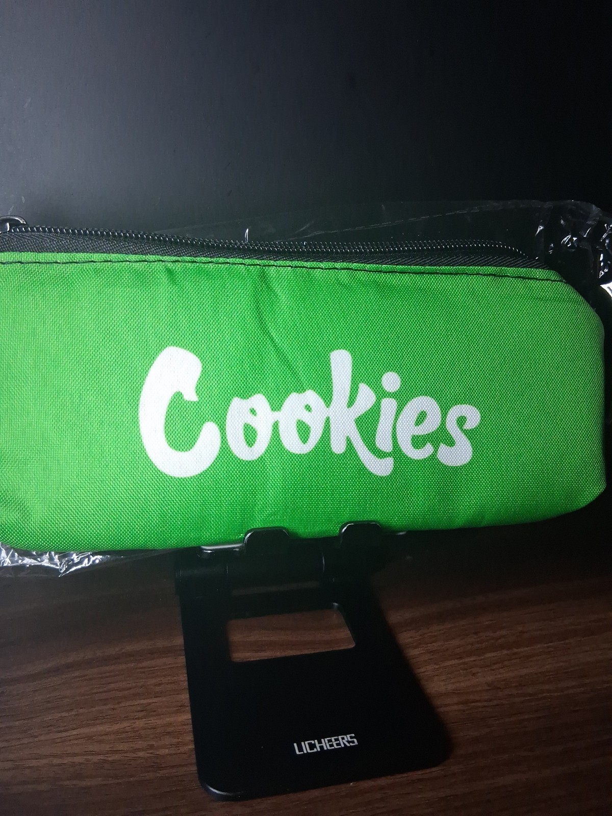 SMELL PROOF ZIPPER BAG Cookies * SMALL * Stash Bag pipe Bag