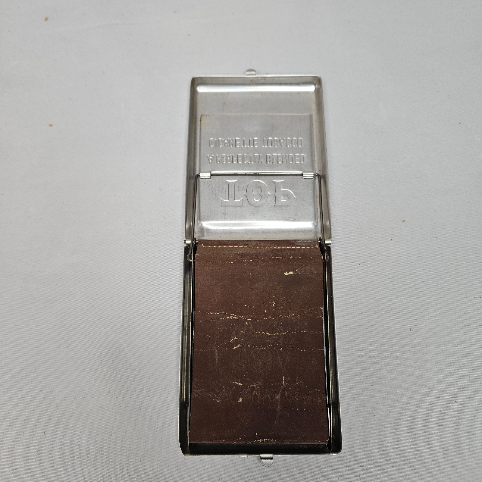Tops Tobacco Tin and Rolling Machine – Vintage Cigarette Collectible Antique