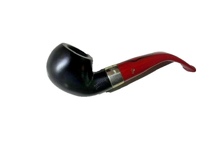 Peterson Dublin Dracula 03 Full Bent Apple Smooth Pipe Fishtail Mouthpiece