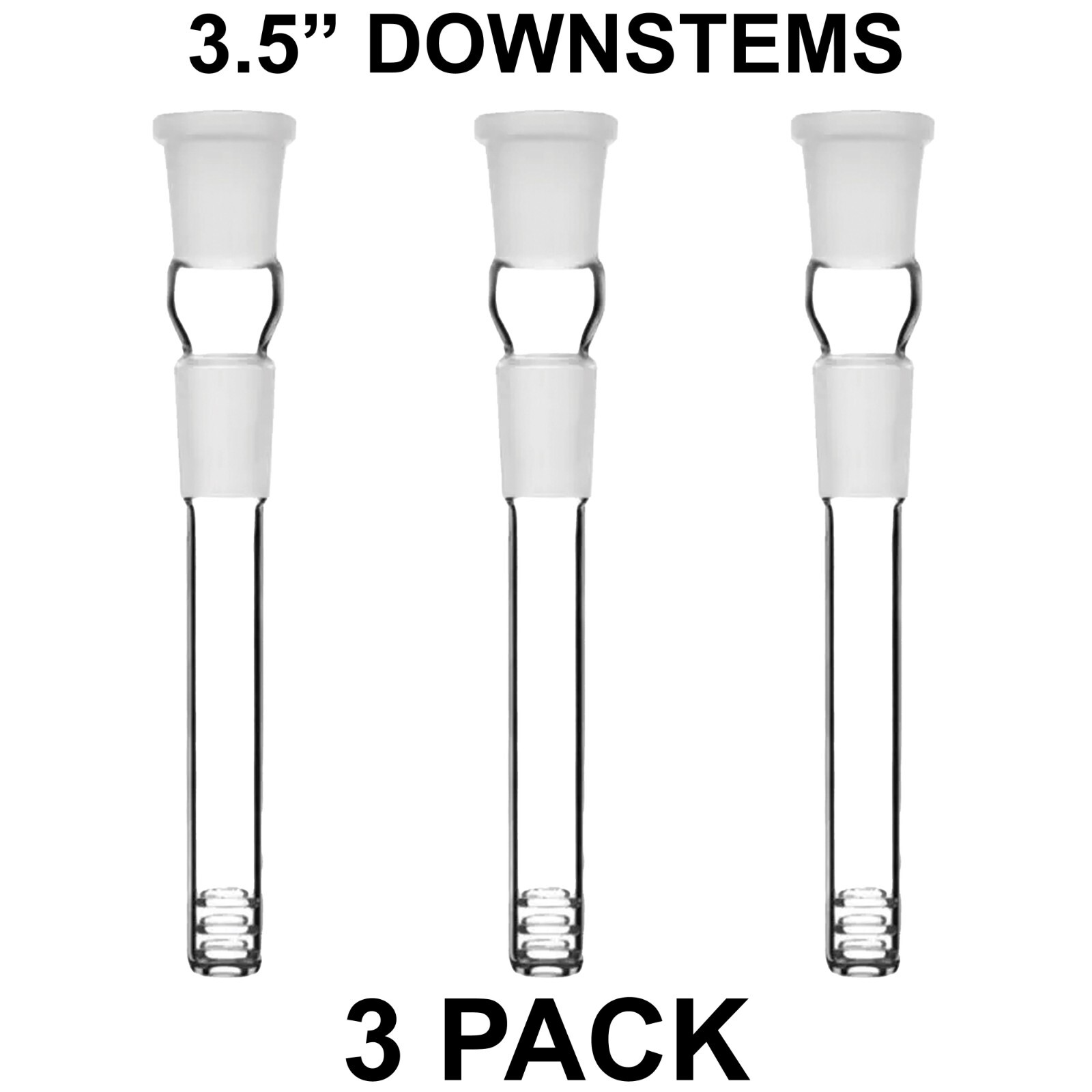 Glass Downstem 3.5″ 18mm x 14mm Hookah Water Pipe Down Stem Hookah