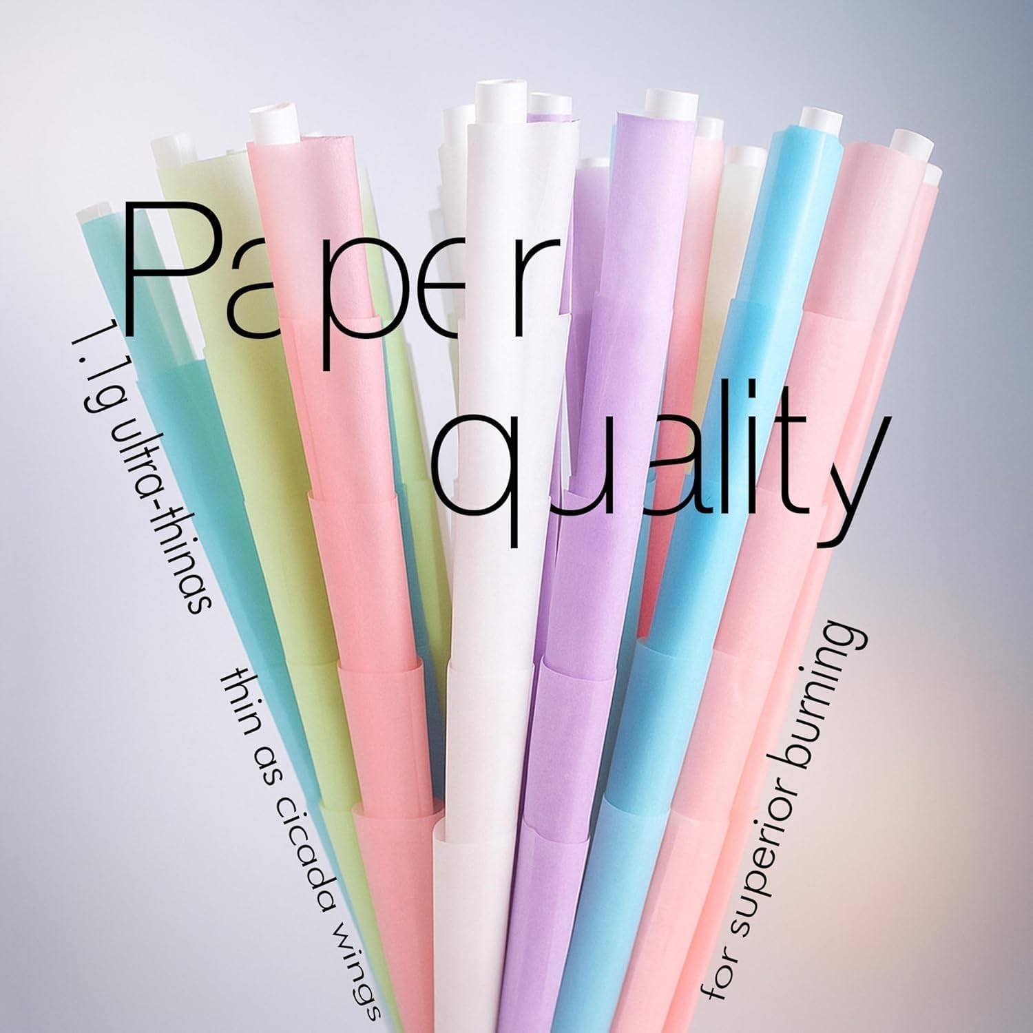 100 Pack Colorful Rolling Papers Pre Rolled Cones King Size – 108mm King Size…