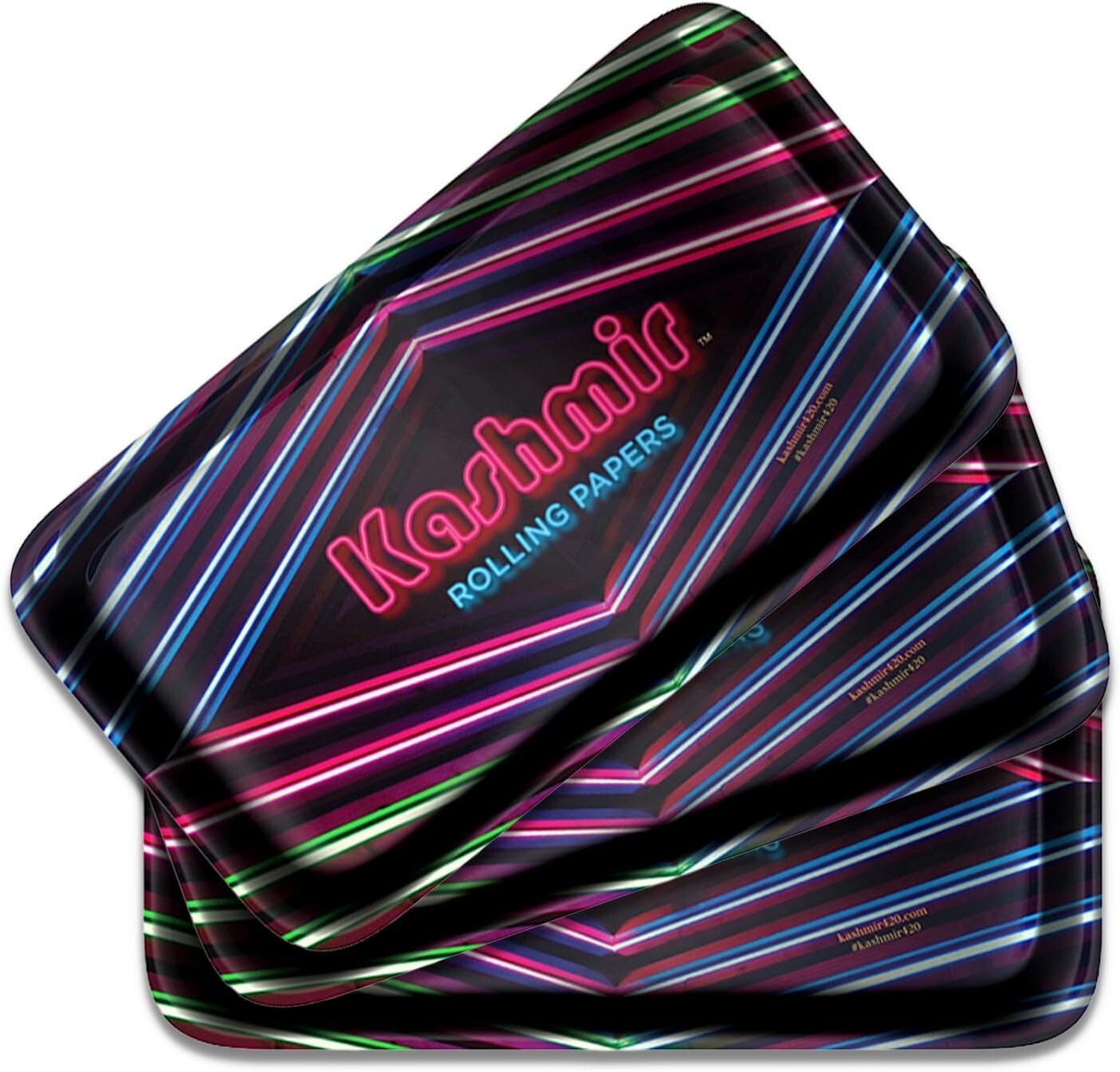 Kashmir Metal Trays Special Edition Perfect Stylish Design Rolling Tray Set of 3