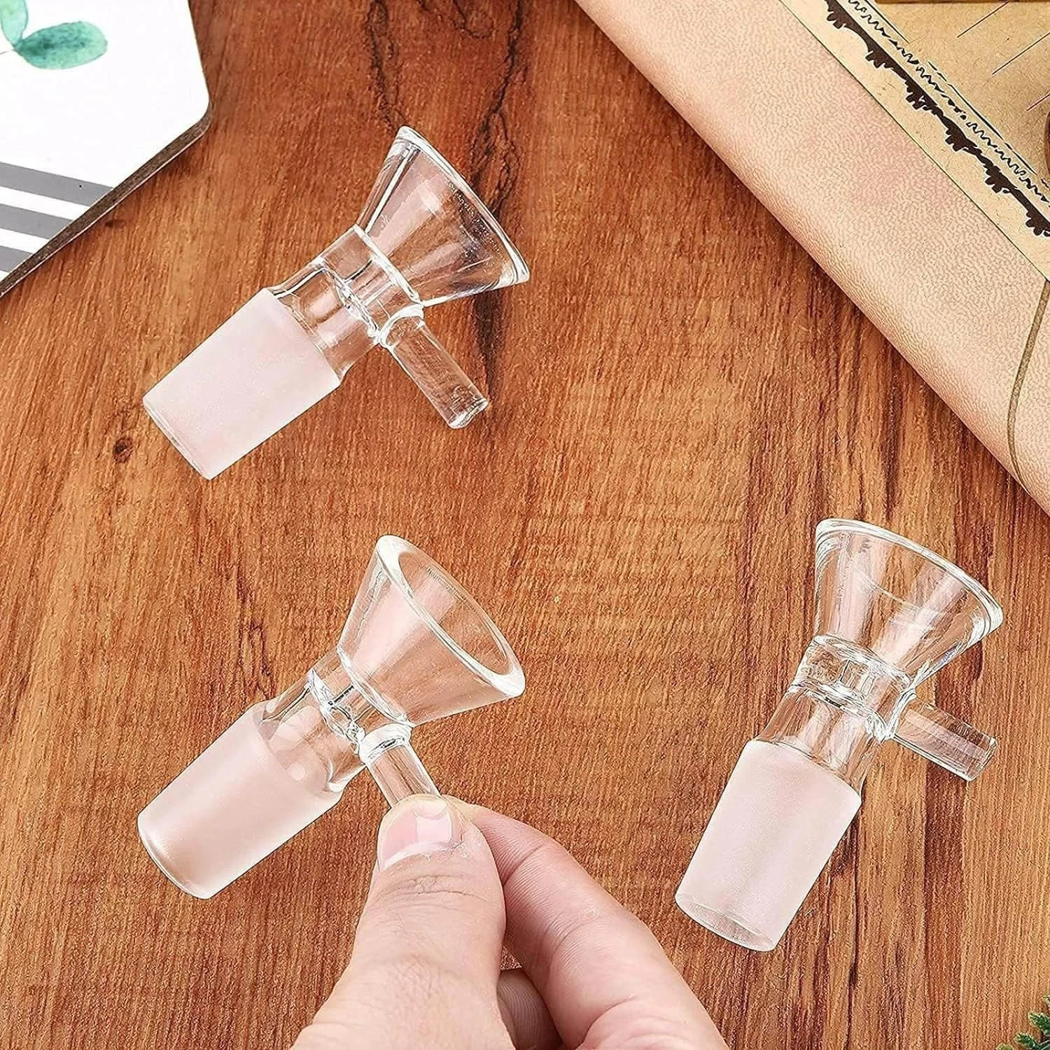 (9 PACK) 14MM Male Glass Bowl For Water Tobacco Pipe Bong Replacement Head USA