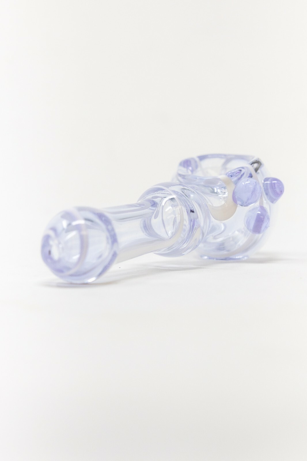 3″ Collectible Lavender Zig Zag TOBACCO Glass Hand Smoking Pipe – Fast Shipping
