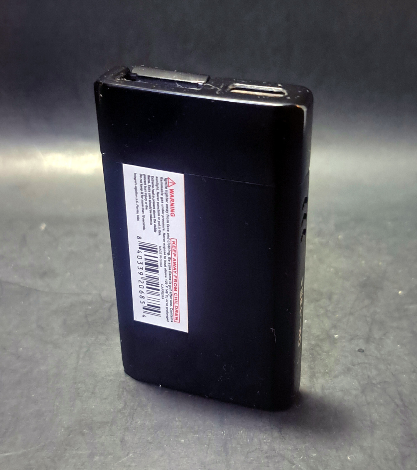 Vertigo Carrera Flat Flame Lighter | Custom Engraved with choice of Text | New
