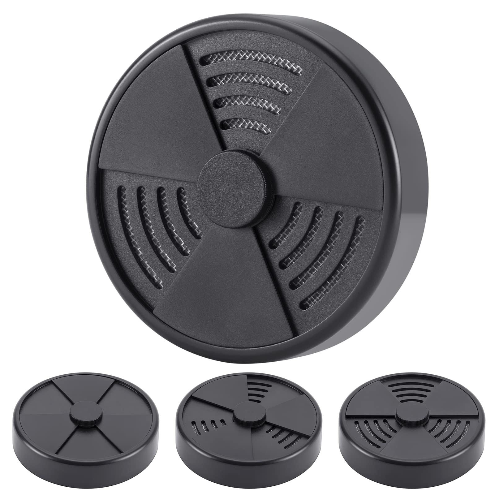 TISFA Cigar Humidifier, Adjustable Cigar humidor humidifiers, Black Round