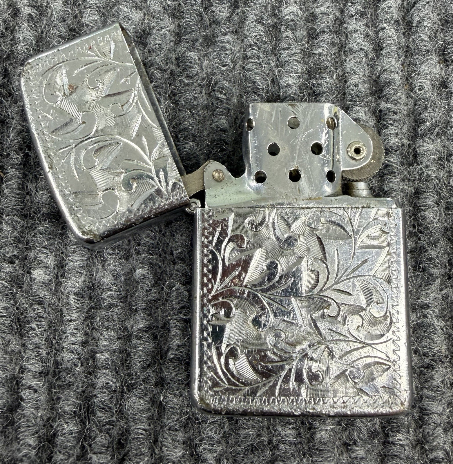 Vintage PRINCE Super Lighter Lift Arm Pat 23-754 Engraved Chrome Untested