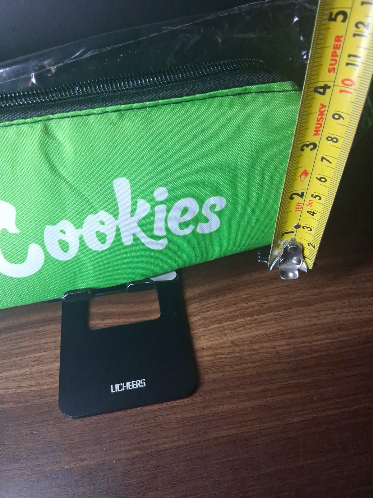 SMELL PROOF ZIPPER BAG Cookies * SMALL * Stash Bag pipe Bag
