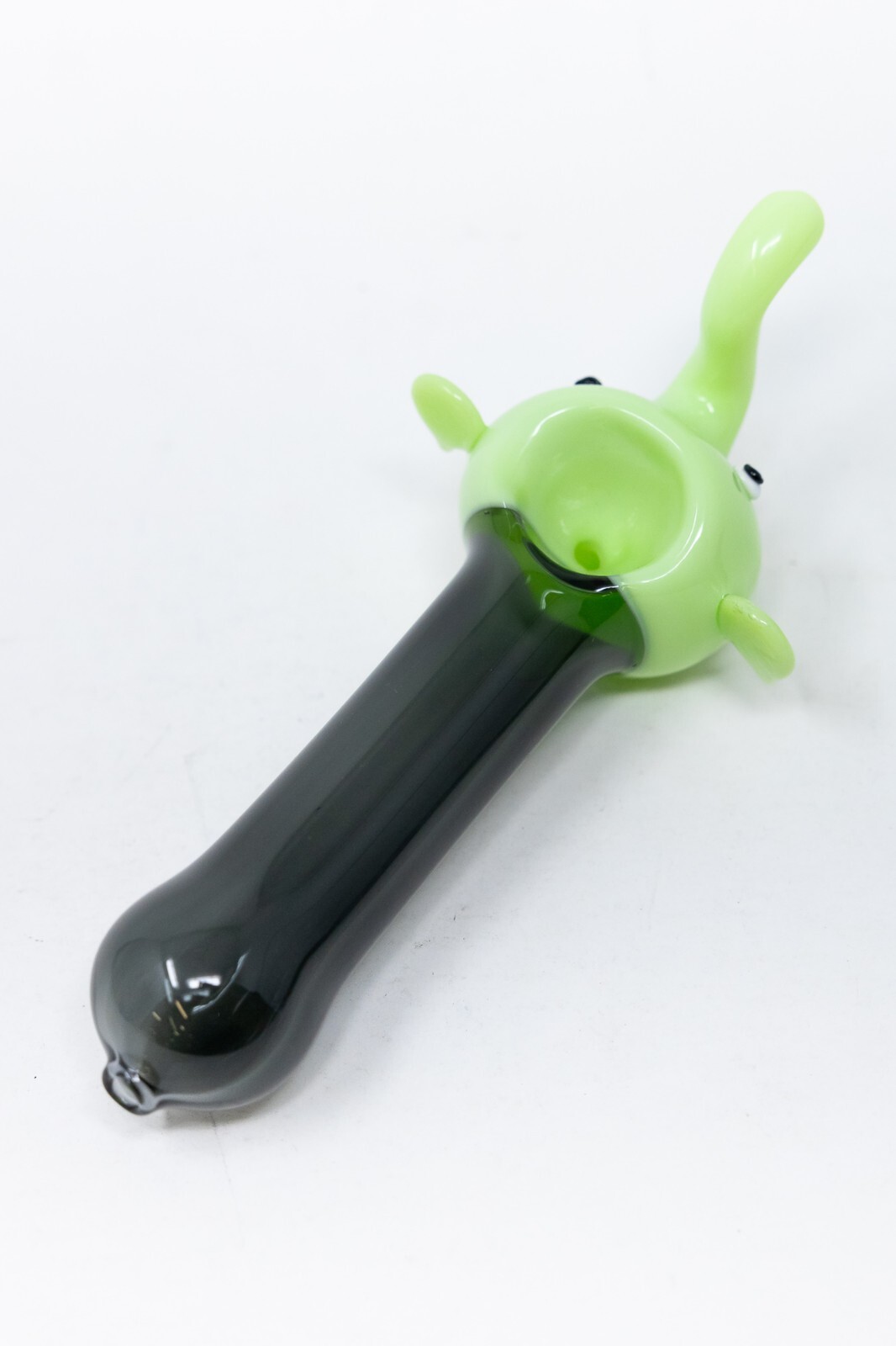 4.5″ Collectible Green Elephant Head TOBACCO Glass Hand Smoking Pipe