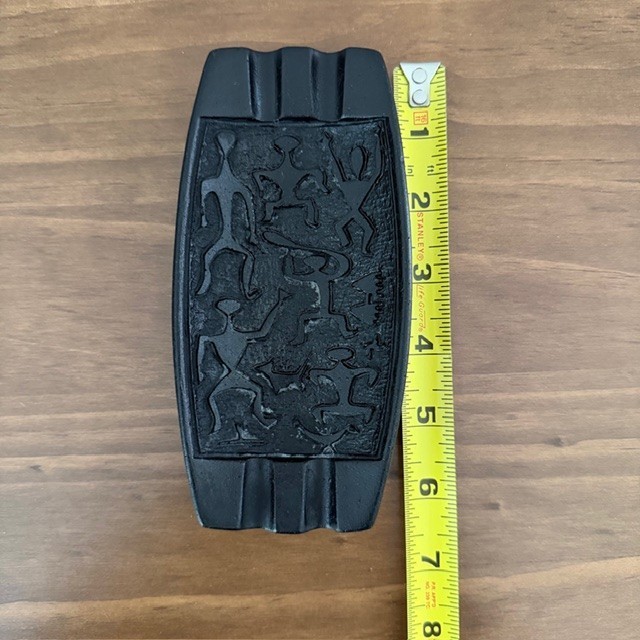 ​VTG Hawaiian Black Lava Ashtray, Coco Joe Tiki 1960’s Design Made in Hawaii