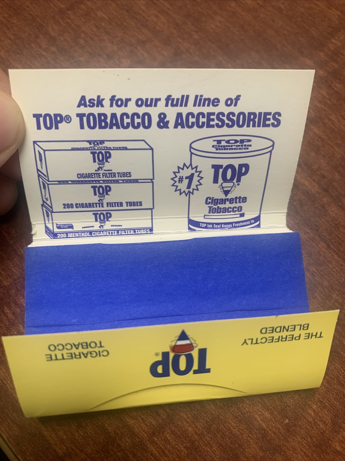 TOP Vintage 1970s Gummed Cigarette Papers 3”x1.5” Orig Paper NOS 100 Paper Each