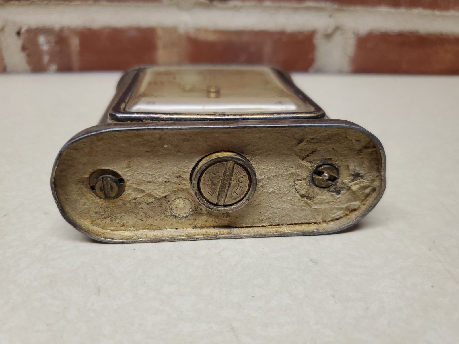 Vintage 1940s Phinney Walker Clock Table Lighter | Working Condition | VERY RARE
