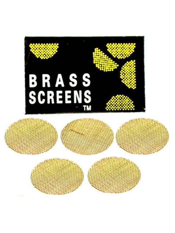 5 Brass Tobacco Smoking Pipe Screens 3/4″ Size 1 Pack 5 Count