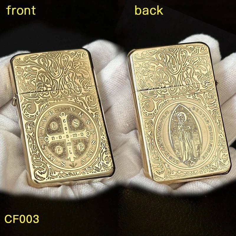 Funky Refilliable Brass Ignition Lighters – 15 Options