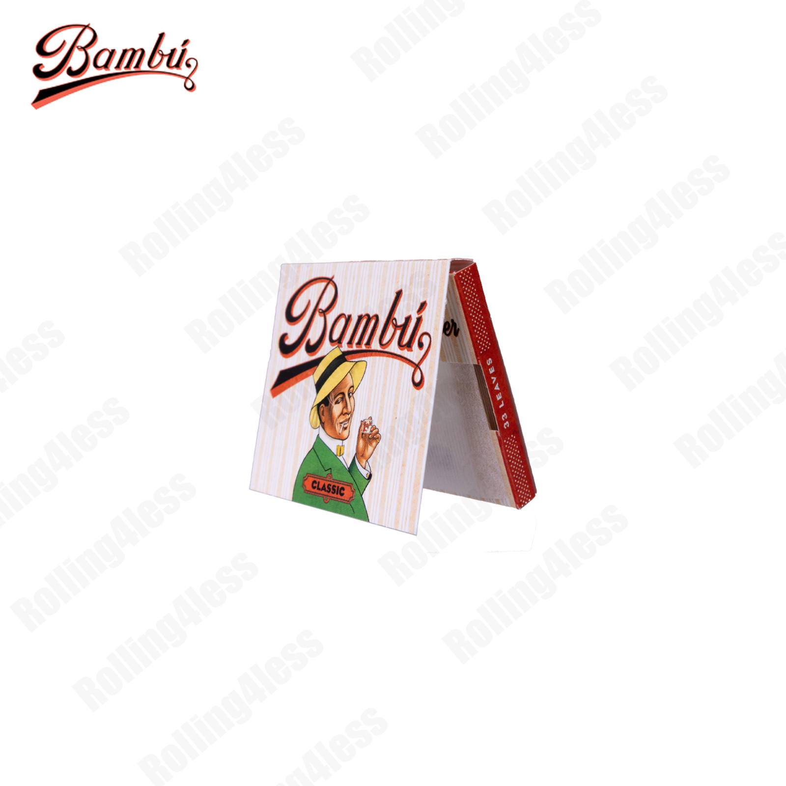 BAMBÚ CLASSIC 1.25″ Size Rolling Paper | 10 Packs Deal