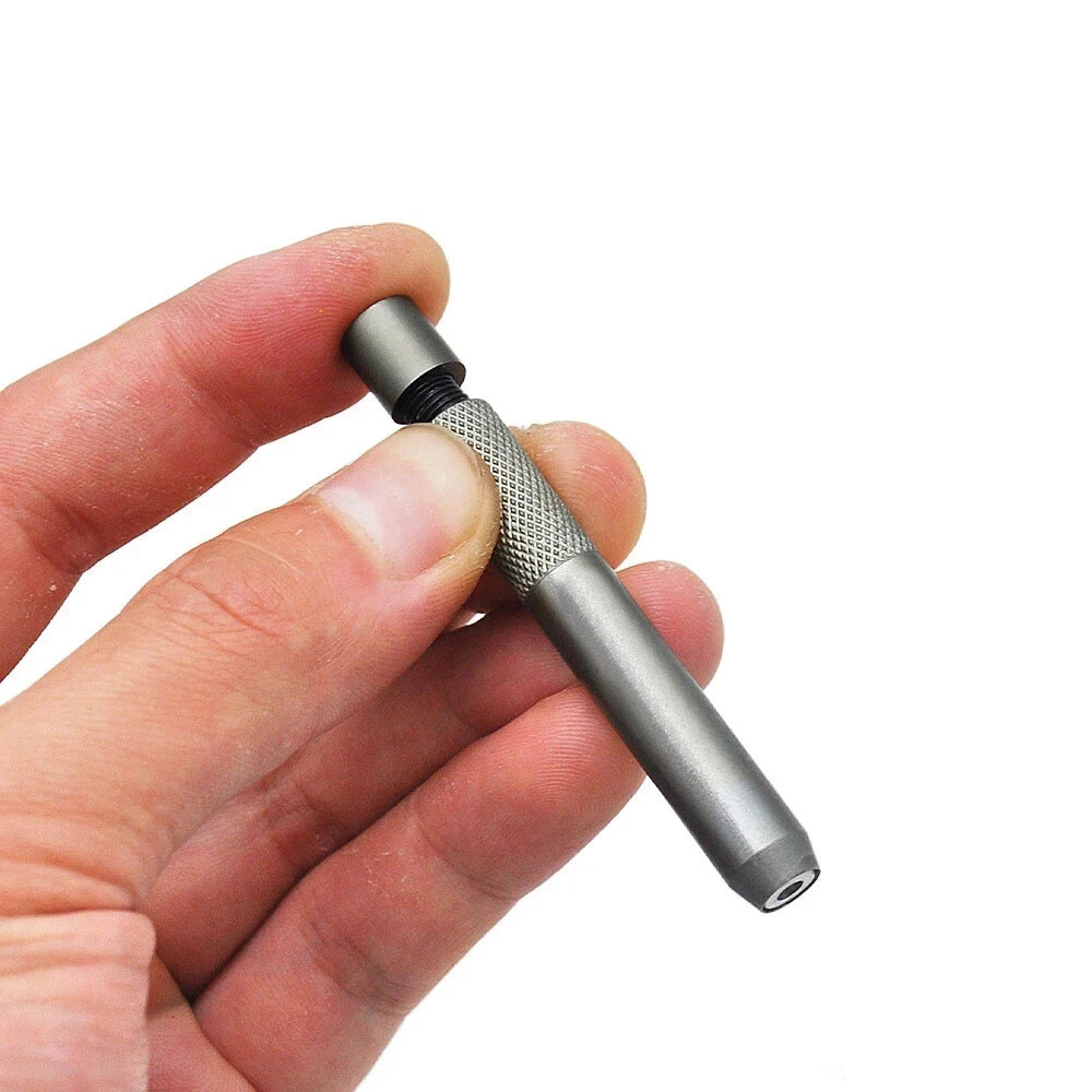 10X Self Cleaning One Hitter Metal Bat Tobacco Smoking Dugout Pipe SAME DAY SHIP