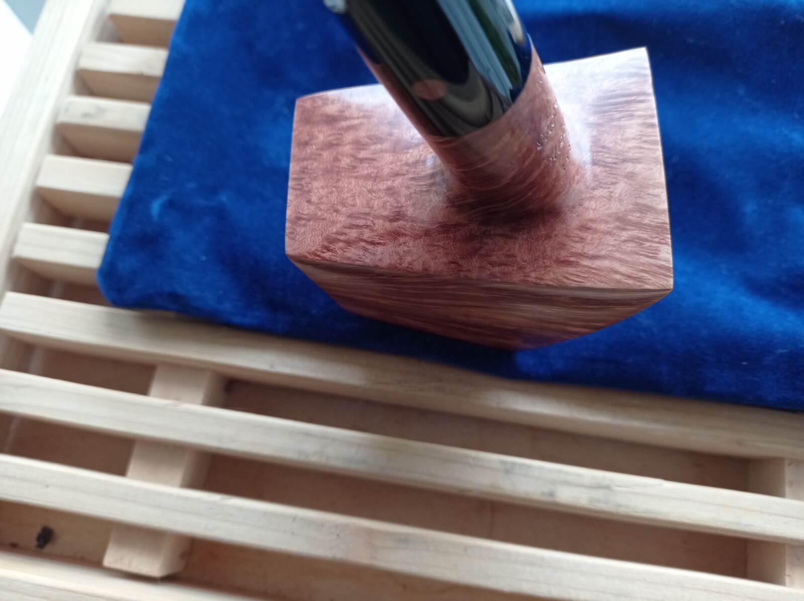 Moretti Pipe Collection Panel Volcano Freehand handmade natural briar 97 oz.3,3