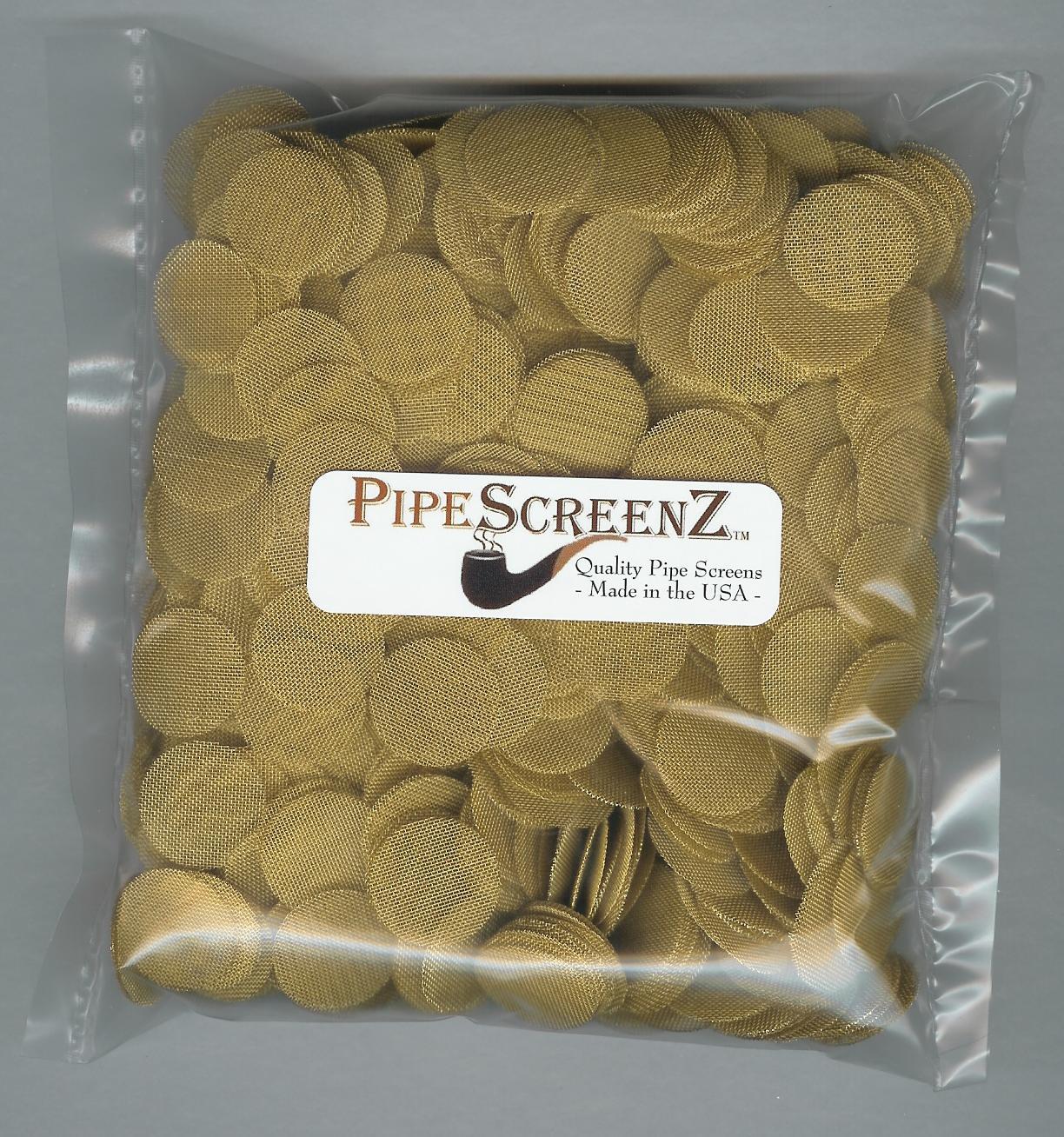1000 (ONE THOUSAND) .750″ (3/4″) BRASS PIPE SCREENS NEW Mesh PIPESCREENZ™ Brand