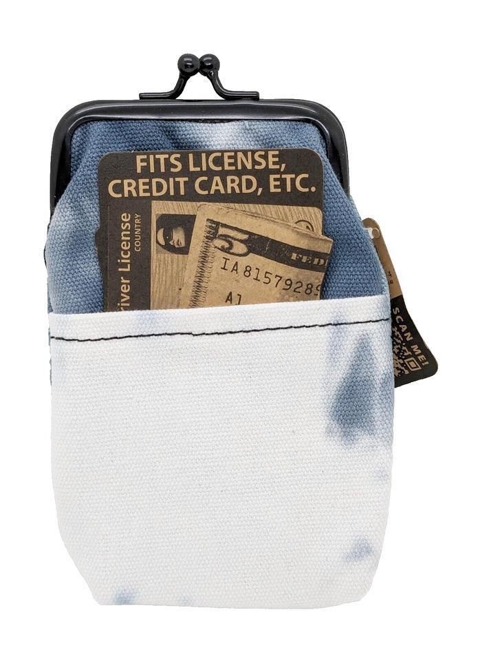 Smokezilla Canvas Pocket Style #3 Multiple Colored Tie-Dye 100s Cigarette Pouch
