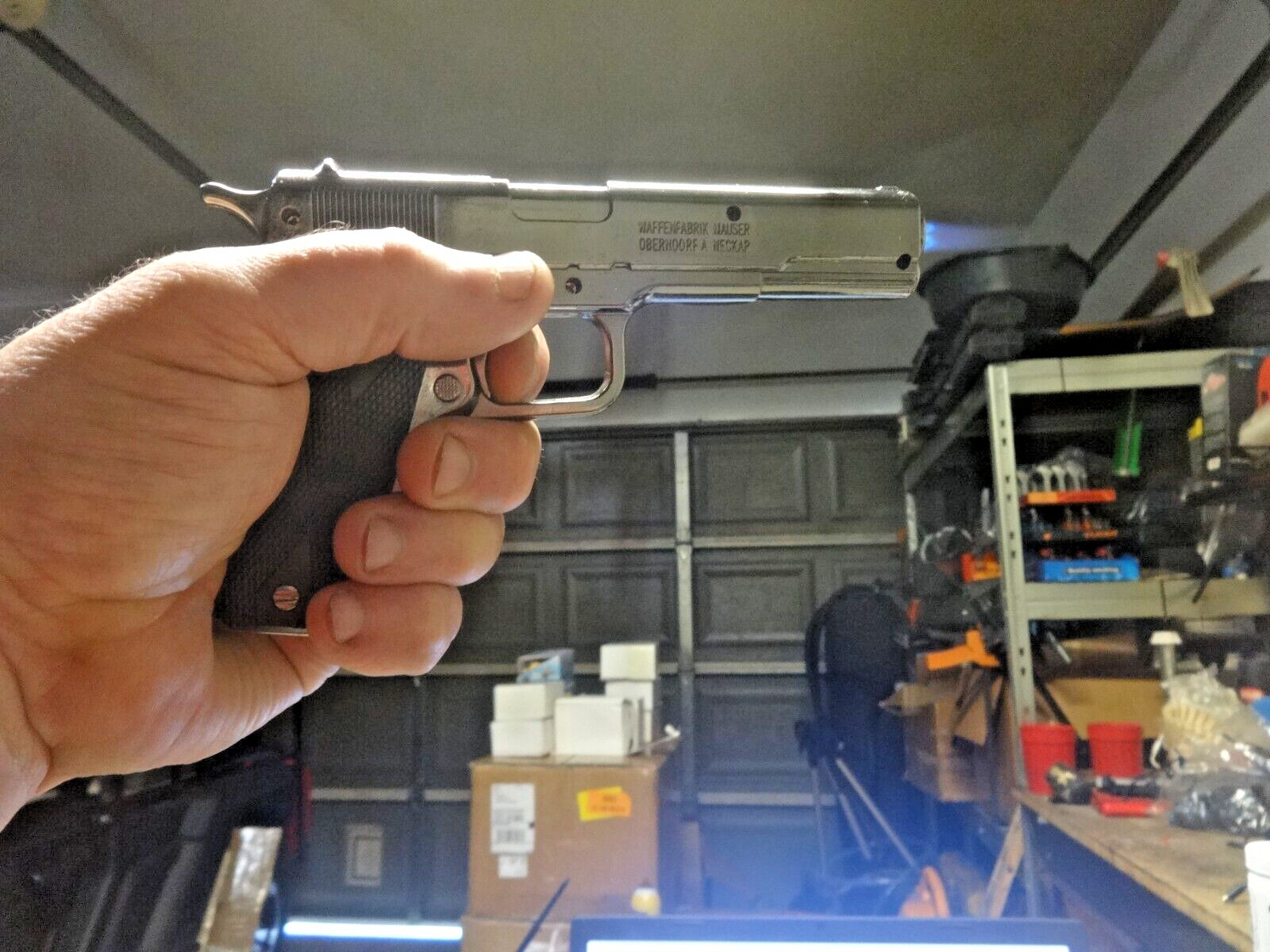 COLT 1911 Gun Shaped Jet Torch Gun Lighter Child Resistant USA Stocked and Ship