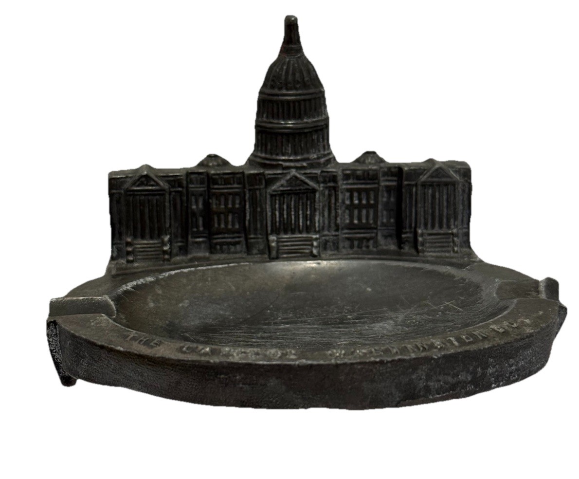 Washington DC Souvenir Ashtray – Vintage Capitol Building