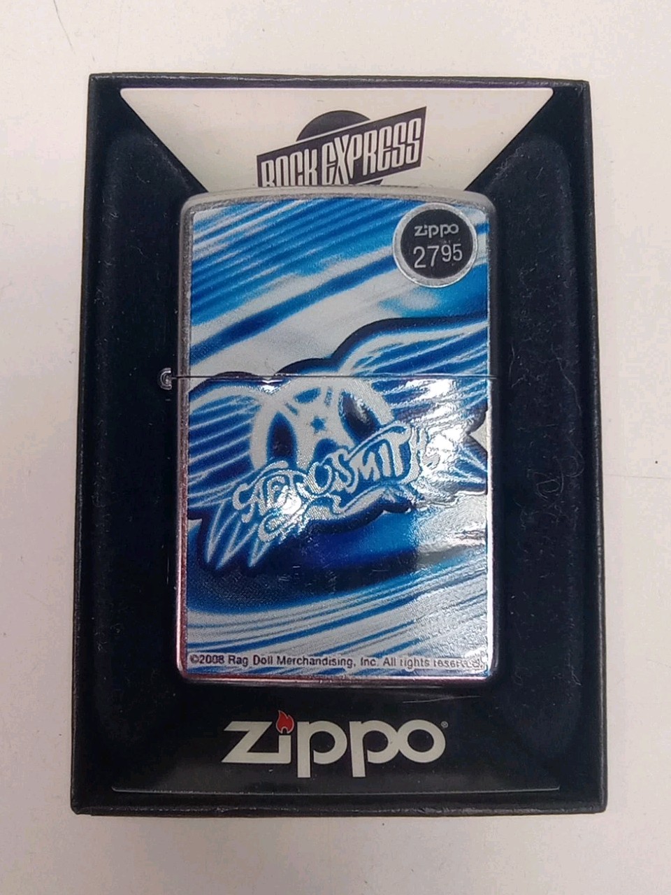 Aerosmith Zippo Lighter 2010 NEW in box #24570