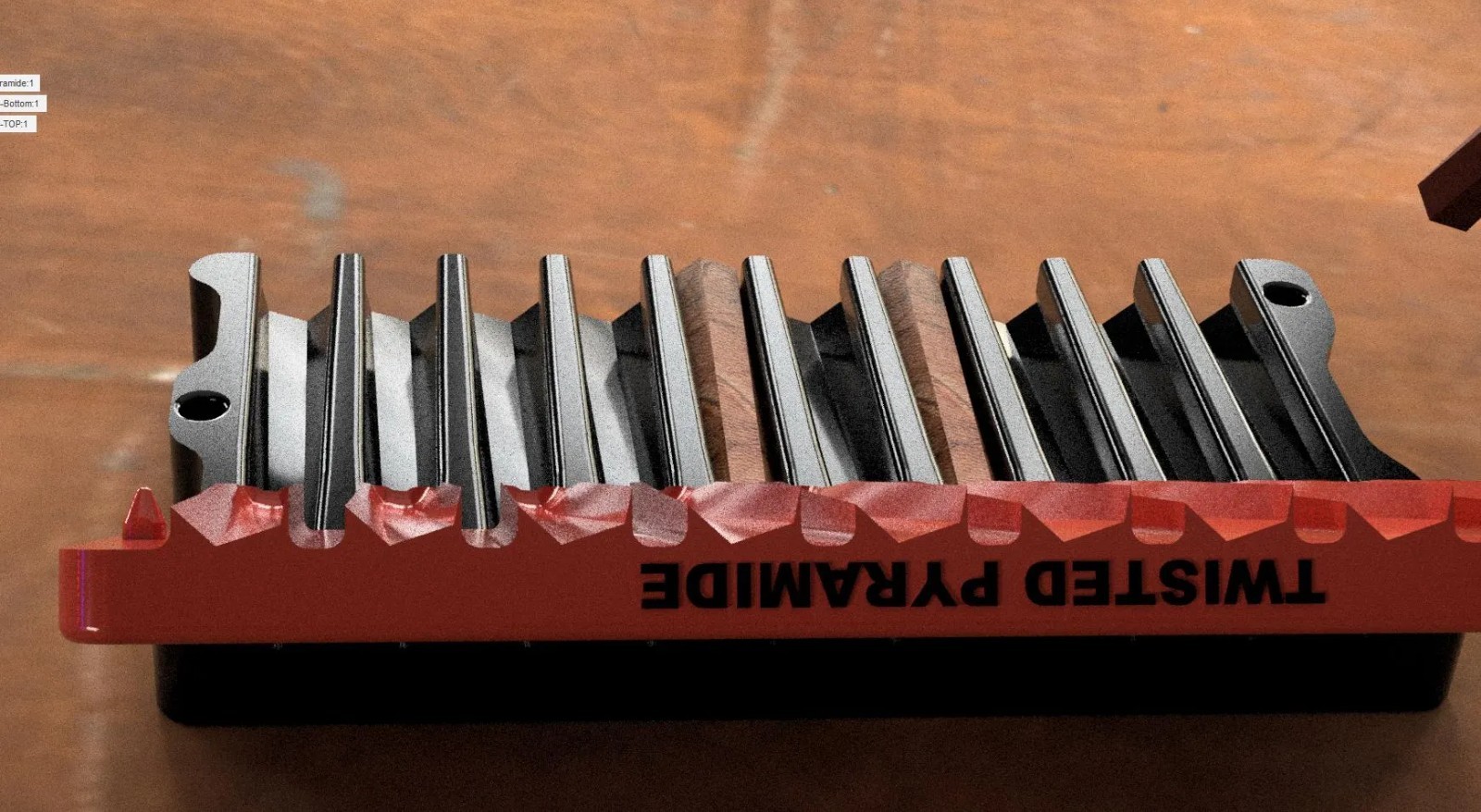 RG50 x 6.5in – Twisted Pyramide 10 CIGAR MOLD