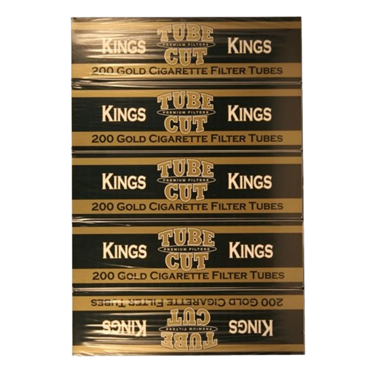 Tube Cut Gold King Cigarette 200ct Tubes – 10 Boxes