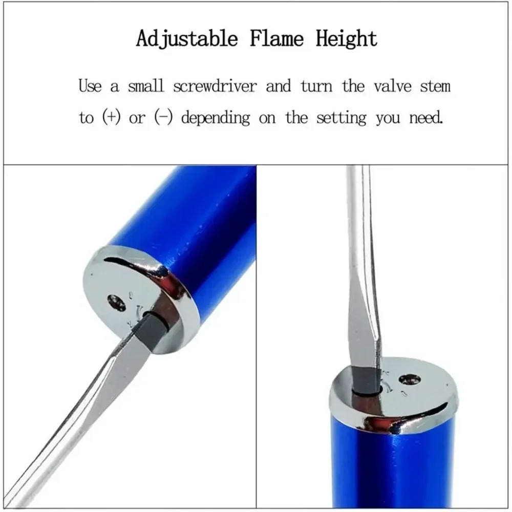 Lighters Long Portable Metal All in One Pipe Built-in Detachable Inflatable Wind