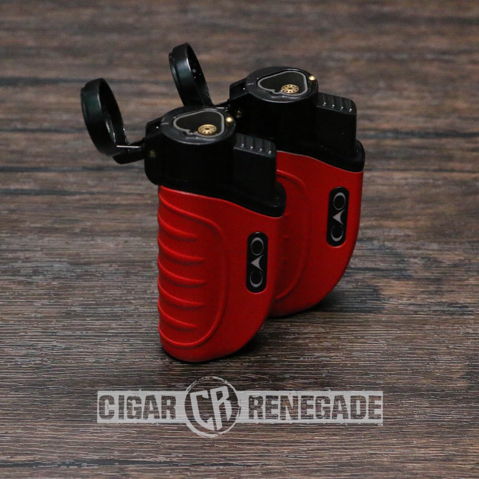 CAO Bombardier Triple Flame Adjustable Refillable Cigar Torch Lighter – 2 Pk