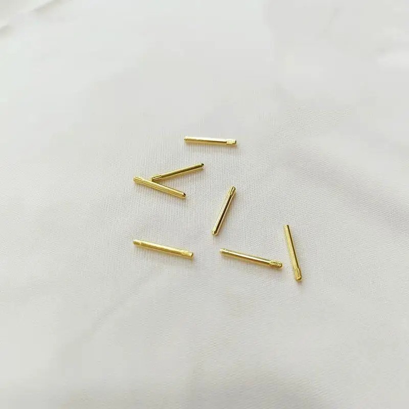 2pcs Gold Lighter Hinge Pins Top Cover Connector Replacement Repair Parts