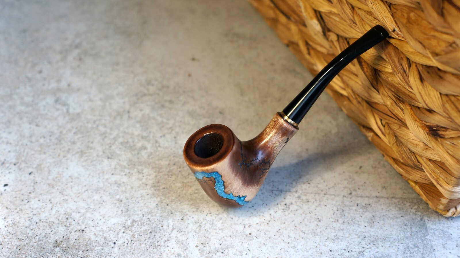 New mini 4″ tobacco smoking pipe, handcrafted pear wood pocket pipe