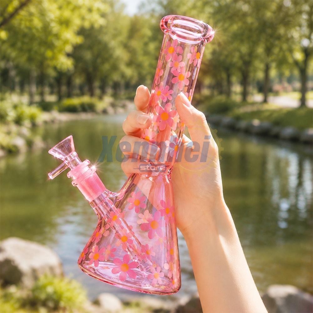 10″ Heavy Duty Glass Beaker Bong Water Smoking Tobacco Pipe 14MM Bowl