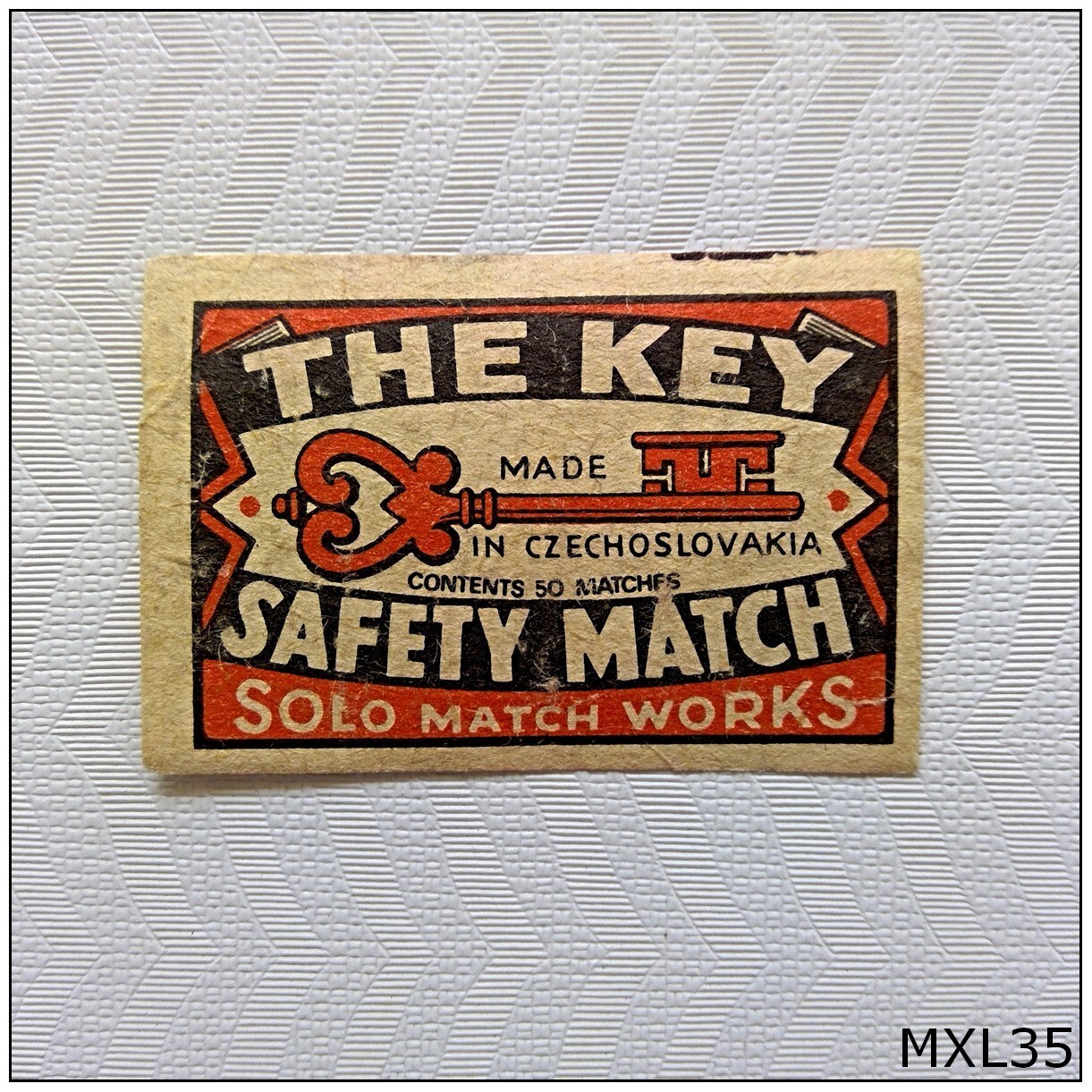 The Key Solo Match Works Matchbox Label (MXL35)