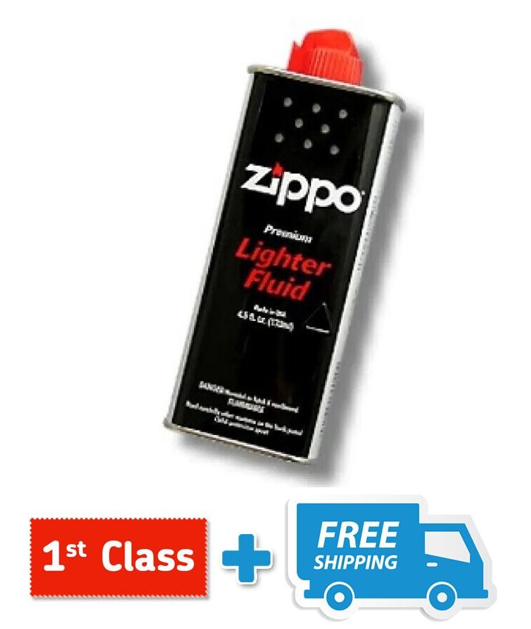 Genuine Original Zippo Premium Lighter Fuel Fluid Refill or 1 Wick or 6 Flints